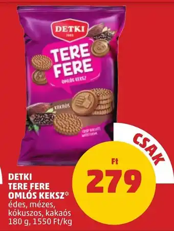 PENNY DETKI TERE FERE OMLÓS KEKSZ 180g ajánlat