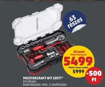 PENNY MEISTERCRAFT BIT SZETT ajánlat