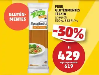 PENNY FREE GLUTÉNMENTES TÉSZTA 500g ajánlat