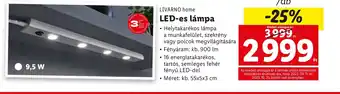 Lidl LIVARNO home LED es lámpa ajánlat