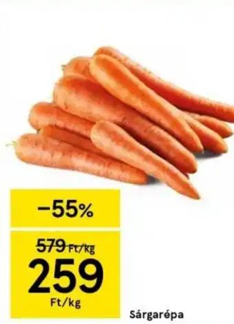 Tesco Sárgarépa ajánlat