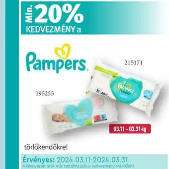 Rossmann Pampers ajánlat