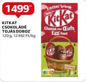 Auchan KITKAT CSOKOLÁDÉ TOJÁS DOBOZ 120 g ajánlat
