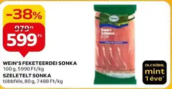 Auchan WEIN'S FEKETEERDEI SONKA 100 g ajánlat