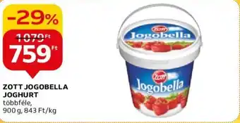 Auchan ZOTT JOGOBELLA JOGHURT 900g ajánlat