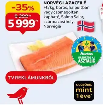 NORVÉG LAZACFILÉ 1kg