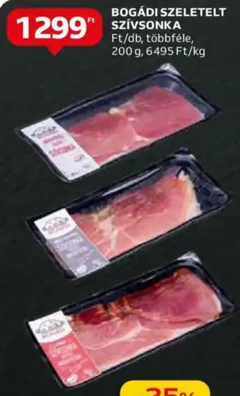Auchan BOGÁDI SZELETELT SZÍVSONKA 200g ajánlat