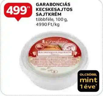 Auchan GARABONCIÁS KECSKESAJTOS SAJTKRÉM 100g ajánlat