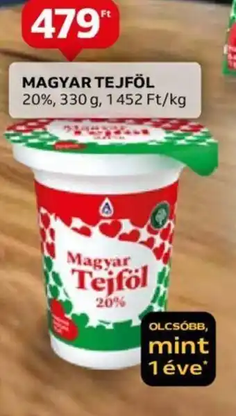 Auchan MAGYAR TEJFÖL 330g ajánlat