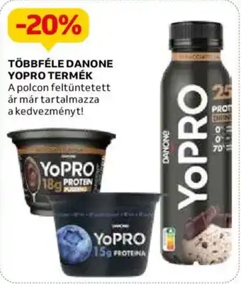 Auchan TÖBBFÉLE DANONE YOPRO TERMÉK ajánlat
