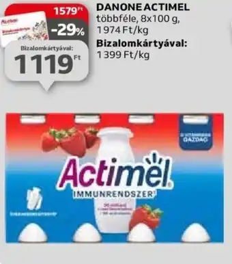 Auchan DANONE ACTIMEL 8x100g ajánlat