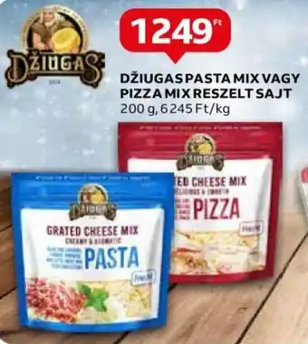 Auchan DŽIUGAS PASTA MIX VAGY PIZZA MIX RESZELT SAJT 200 g ajánlat