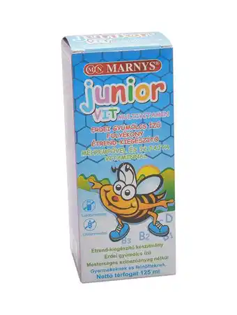 Rossmann Marnys junior multivitamin erdei gyümölcs folyékony étrend kiegészítő - 125 ml ajánlat