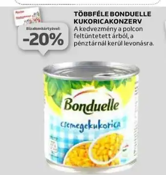 Auchan TÖBBFÉLE BONDUELLE KUKORICAKONZERV ajánlat