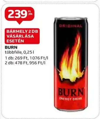Auchan BURN 0,25l ajánlat