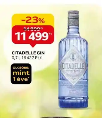 Auchan CITADELLE GIN 0,7l ajánlat