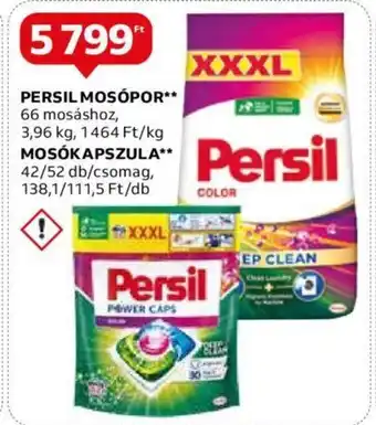 Auchan PERSIL MOSÓPOR** 66 mosáshoz, 3,96 kg, 1464 Ft/kg MOSÓKAPSZULA ajánlat
