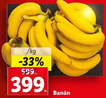 Lidl Banán 1kg ajánlat