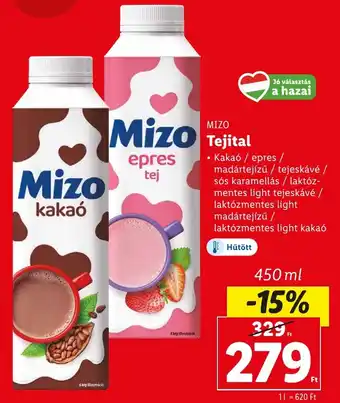 Lidl MIZO Tejital 450ml ajánlat