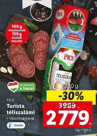 PICK Turista téliszalámi 380g