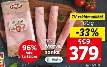 Lidl PIKOK Morva sonka 100g ajánlat