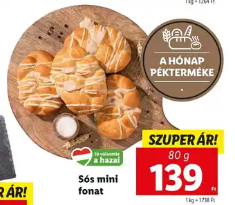 Lidl Sós mini fonat 80g ajánlat