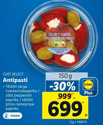 Lidl CHEF SELECT Antipasti 150g ajánlat