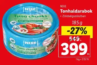Lidl NIXE Tonhaldarabok 185g ajánlat