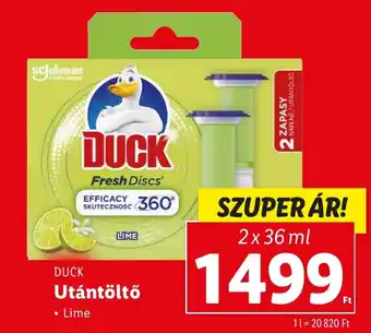 Lidl DUCK Utántöltő 2x36ml ajánlat