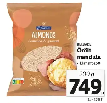 BELBAKE Őrölt mandula 200g