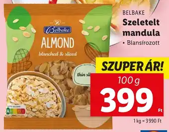 Lidl BELBAKE Szeletelt mandula 100g ajánlat