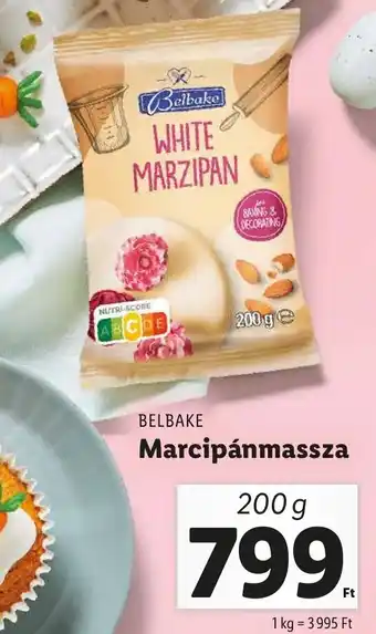 Lidl BELBAKE Marcipánmassza 200g ajánlat