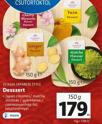 Lidl VITASIA JAPANESE STYLE Desszert 150g ajánlat