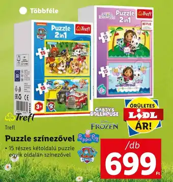 Trefl Puzzle színezővel