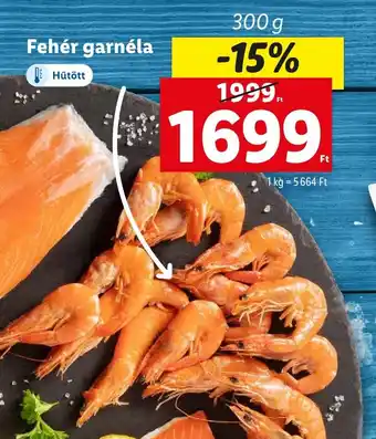 Lidl Fehér garnéla 300g ajánlat