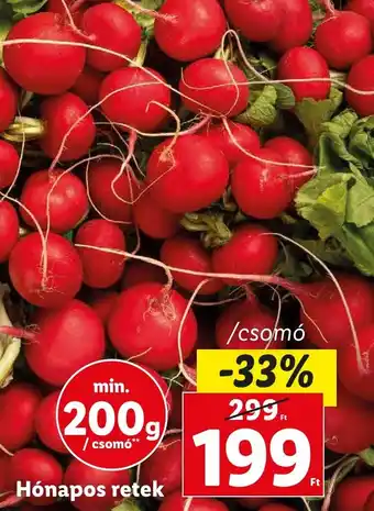 Lidl Hónapos retek ajánlat