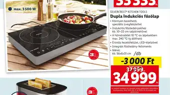 Lidl SILVERCREST KITCHEN TOOLS Dupla indukciós főzőlap ajánlat