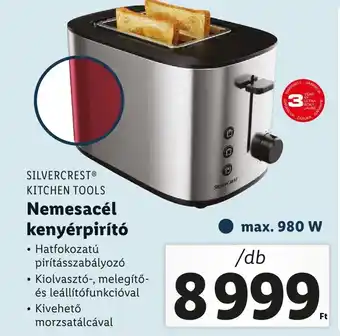 Lidl SILVERCREST KITCHEN TOOLS Nemesacél kenyérpirító ajánlat