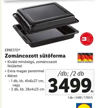 Lidl ERNESTO Zománcozott sütőforma ajánlat