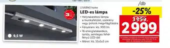 Lidl LIVARNO home LED-es lámpa ajánlat