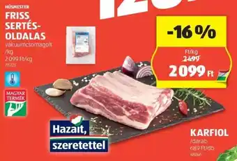 HÚSMESTER FRISS SERTÉS-OLDALAS 1kg