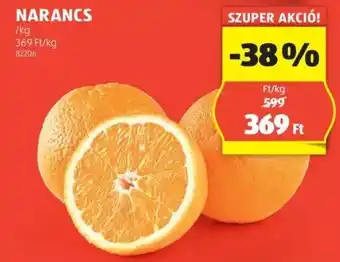 ALDI NARANCS 1kg ajánlat