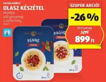 ALDI CUCINA NOBILE OLASZ KÉSZÉTEL 400g ajánlat