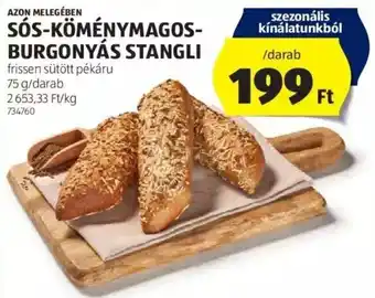 AZON MELEGÉBEN SÓS-KÖMÉNYMAGOS BURGONYÁS STANGLI 75g