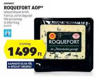 ALDI GOURMET ROQUEFORT AOP 100g ajánlat