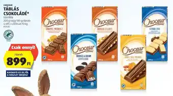 ALDI CHOCEUR TÁBLÁS CSOKOLÁDÉ 200g ajánlat