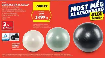 ALDI CRANE GIMNASZTIKALABDA ajánlat