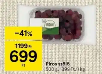 Tesco Piros szőlő 500g ajánlat