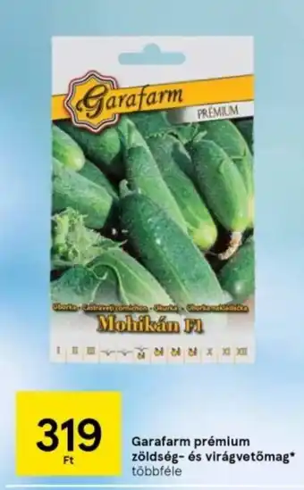 Tesco Garafarm prémium zöldség- és virágvetőmag ajánlat