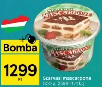 Tesco Szarvasi mascarpone 500g ajánlat